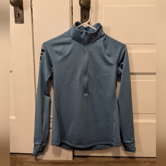 Two Under Armour fitted partial-zip performance sweatshirts S - Picture 10 of 14